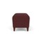 Lesro Siena Lounge Reception Loveseat Bench, Walnut, RF Nebbiolo Upholstery SN6001 - alternate 2